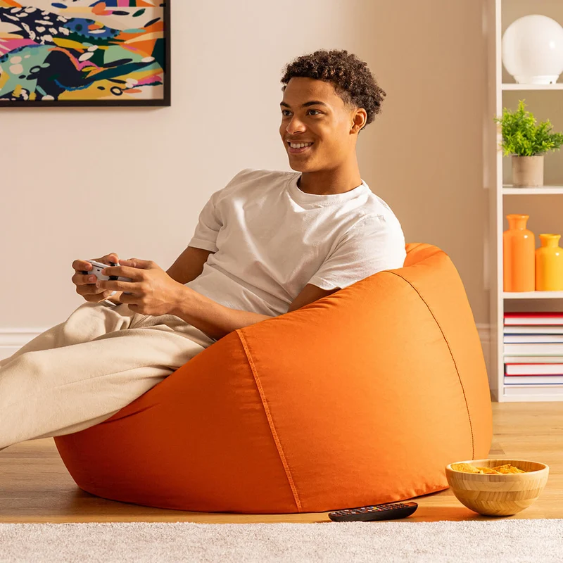 Kingston Wasserfester Klassischer Sitzsack – Burnt Orange