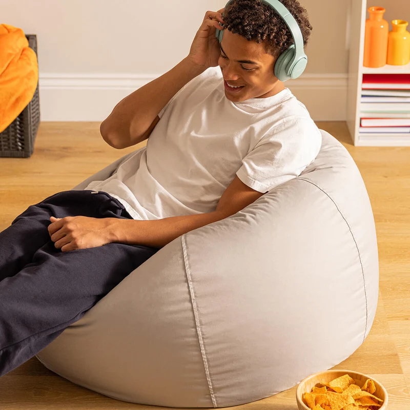 Kingston wasserabweisender klassischer Sitzsack – Grau