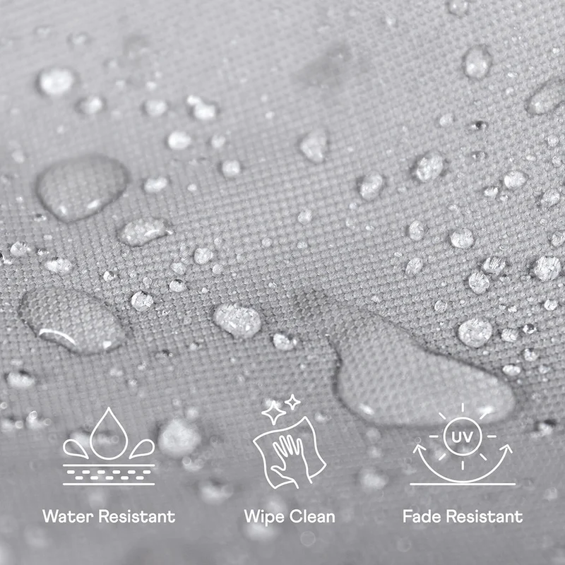 Kingston wasserabweisender klassischer Sitzsack – Grau
