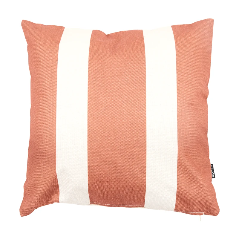 Icon-Kissen mit Streifenmuster für den Innen- und Außenbereich, Burnt Orange