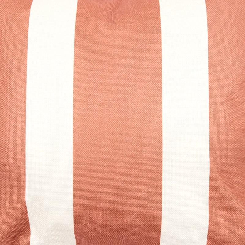 Icon-Kissen mit Streifenmuster für den Innen- und Außenbereich, Burnt Orange