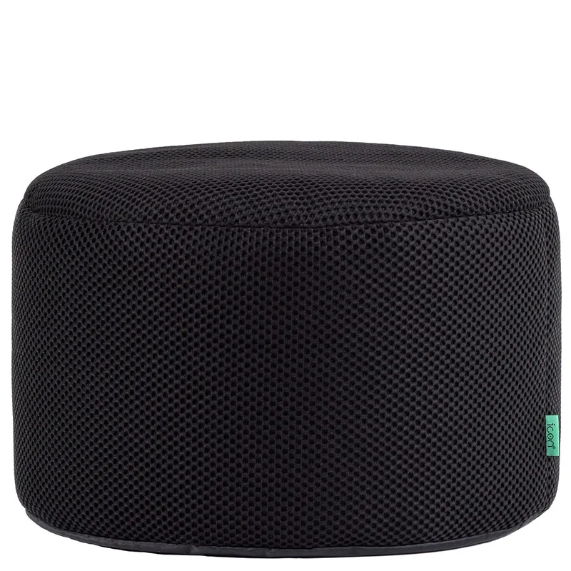 Gaming Klassischer Sitzsack, Performance-Mesh, Mitternachtsschwarz
