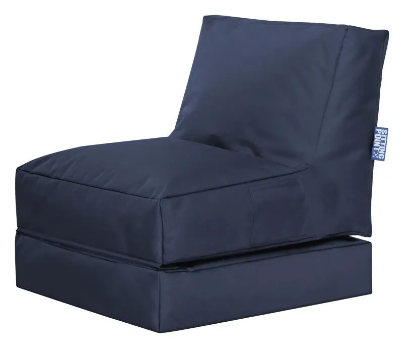 Sitzsack Twist Scuba, jeansblau