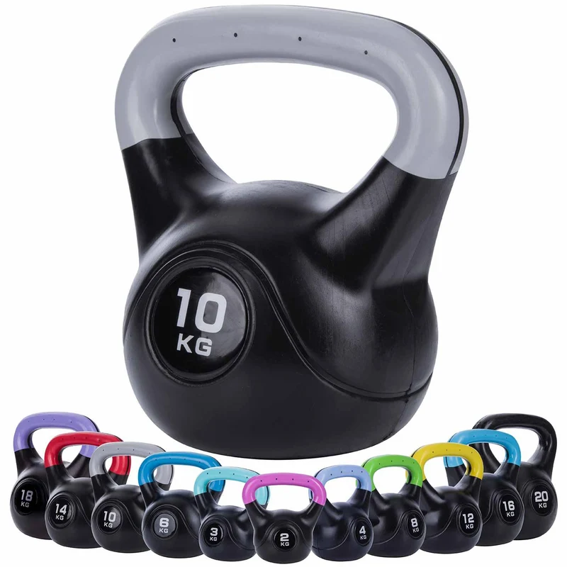 Kettlebell Kugelhantel Deluxe 2-20 kg – Bodenschonendes Krafttraining