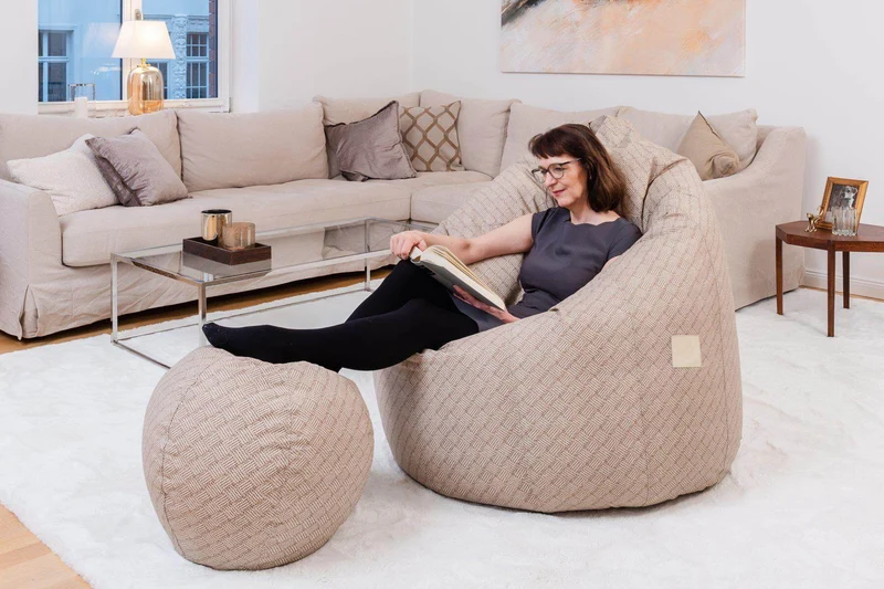 Sitzsack Stoff, Groß - Cana de Açúcar