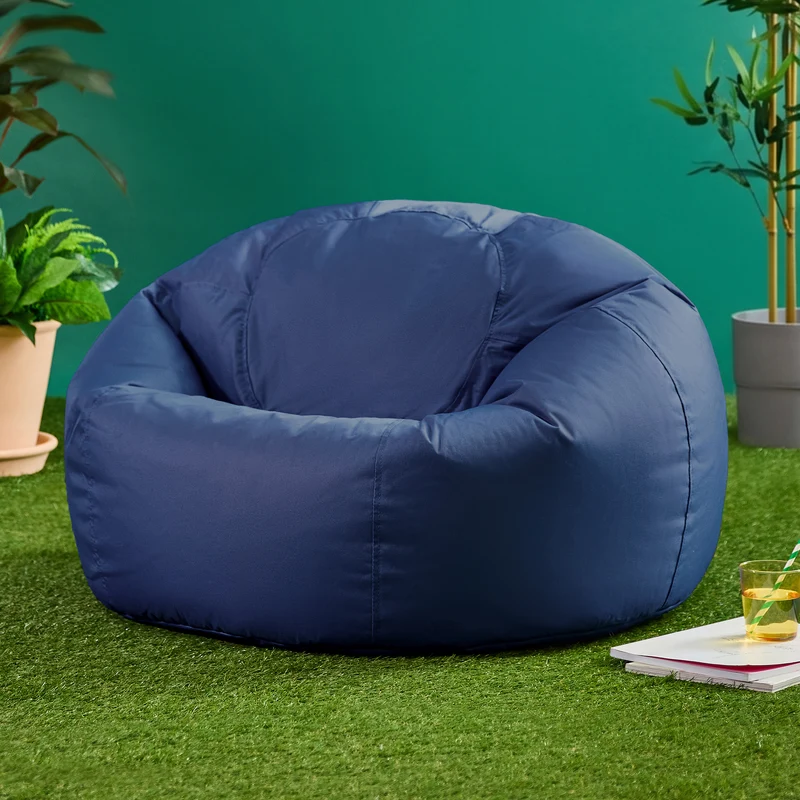 Kingston Wasserfester Klassischer Sitzsack – Marineblau