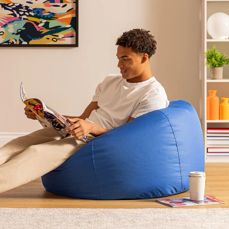 Kingston Wasserabweisender klassischer Sitzsack – Blau