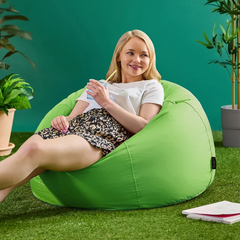 Classic Indoor-Outdoor Bean Bag, Lime
