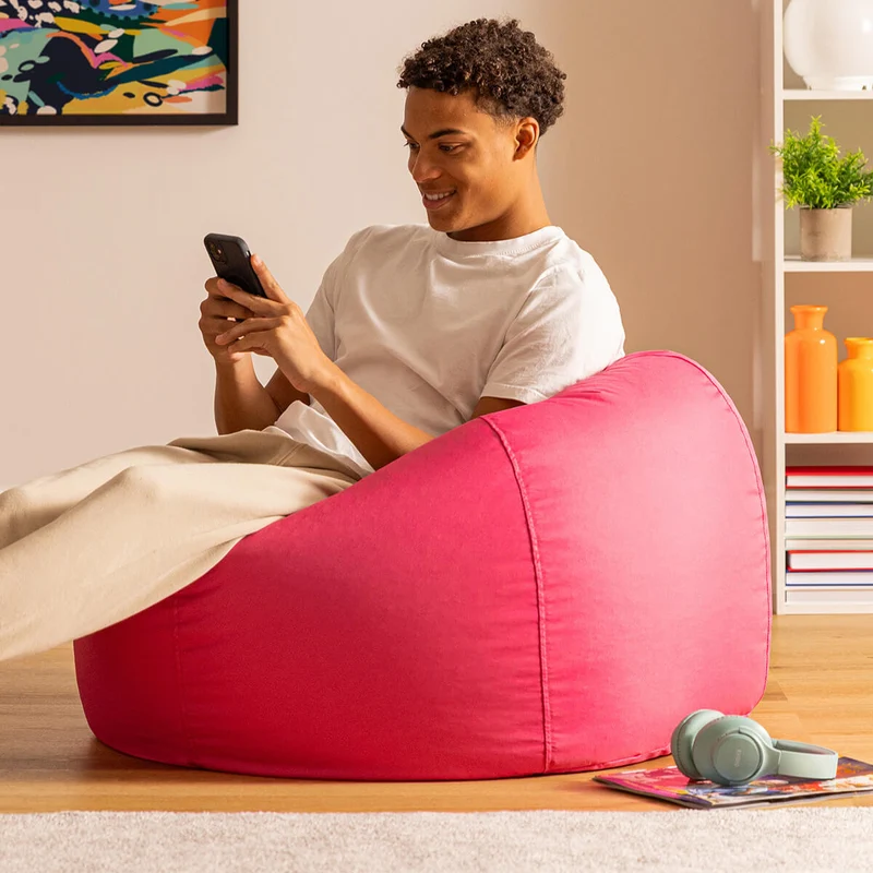 Kingston Wasserabweisender klassischer Sitzsack – Rosa