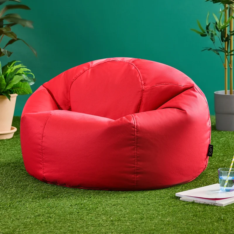 Kingston Wasserabweisender Klassischer Sitzsack – Rot