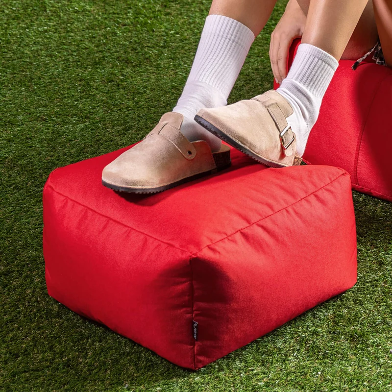 Kingston Wasserabweisender Klassischer Sitzsack – Rot