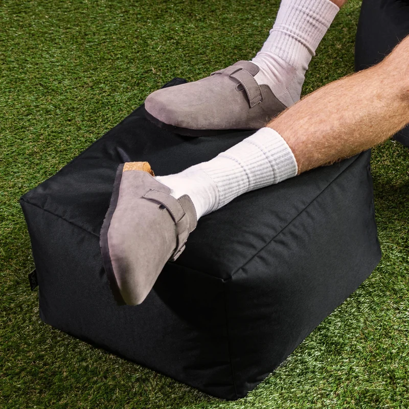 Kingston Wasserfester Klassischer Sitzsack - Schwarz
