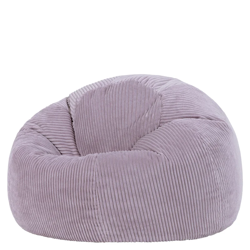 Kingston Klassischer Sitzsack, Cord, Helles Lila