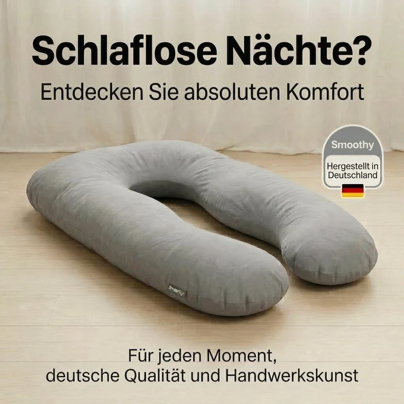 Schwangerschaftskissen & Seitenschläferkissen U-Form Stillkissen
