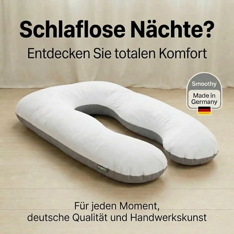 Schwangerschaftskissen & Seitenschläferkissen U-Form Stillkissen