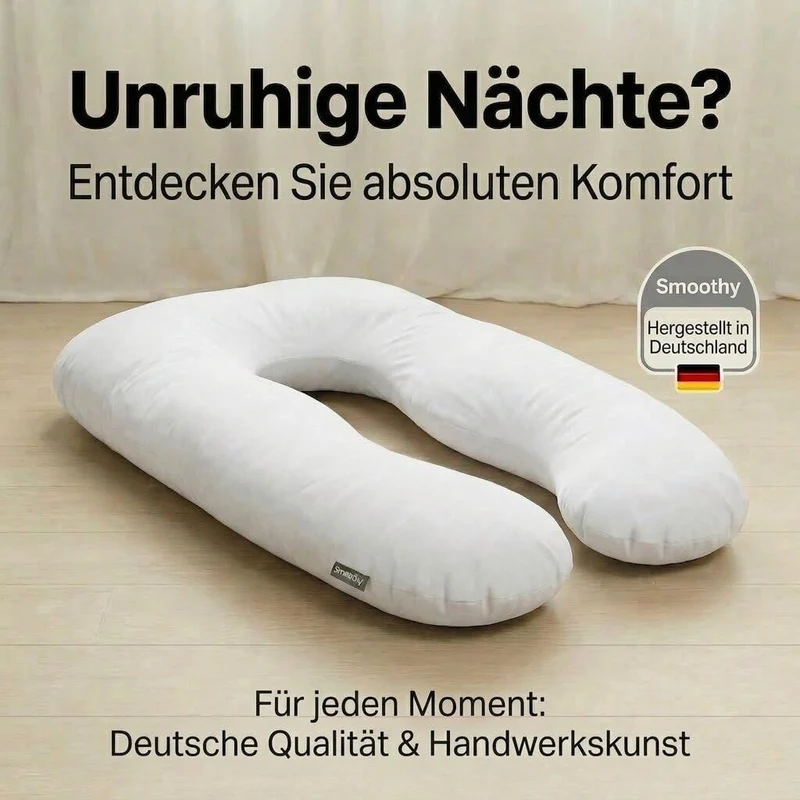 Schwangerschaftskissen & Seitenschläferkissen U-Form Stillkissen
