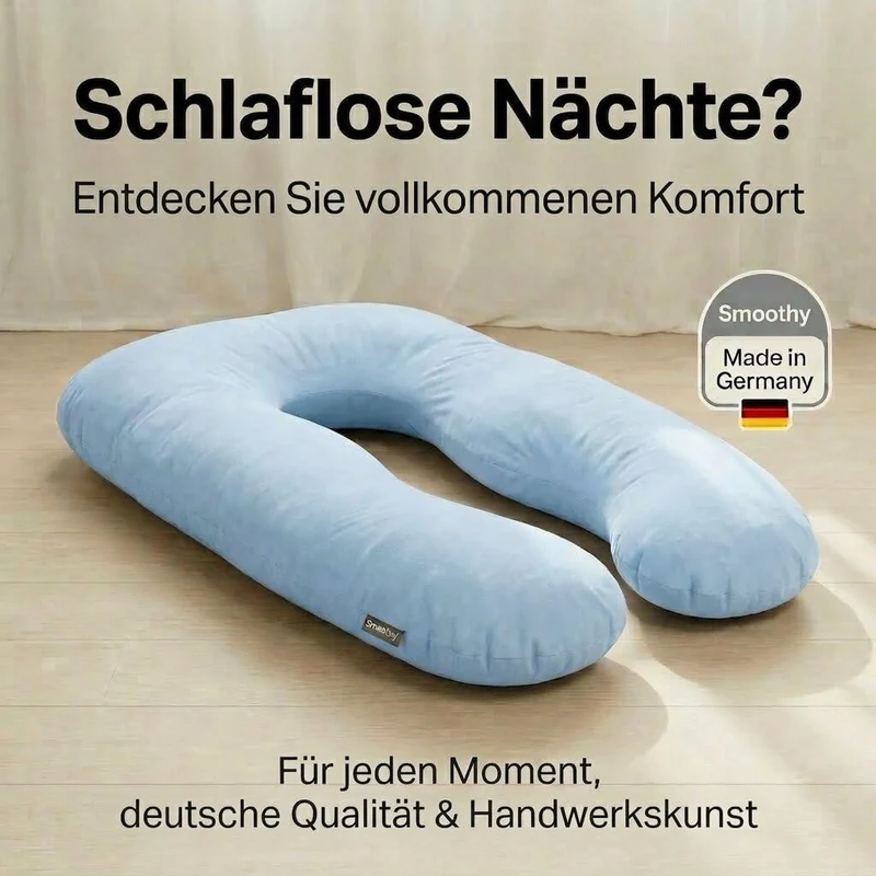 Schwangerschaftskissen & Seitenschläferkissen U-Form Stillkissen