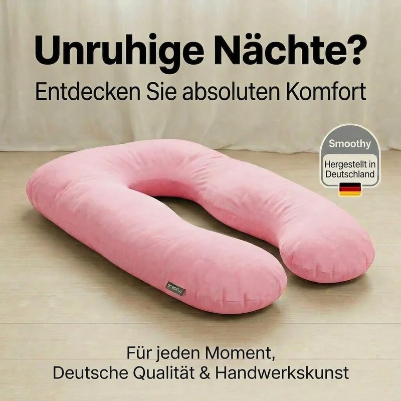 Schwangerschaftskissen & Seitenschläferkissen U-Form Stillkissen