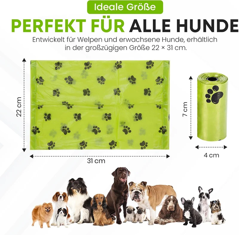 Reißfeste Hundekotbeutel – Umweltfreundlich & Auslaufsicher