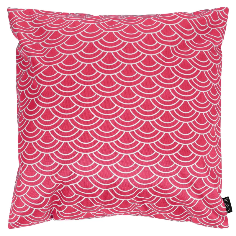 Deck Stripe Indoor-Outdoor Kissen – Pink