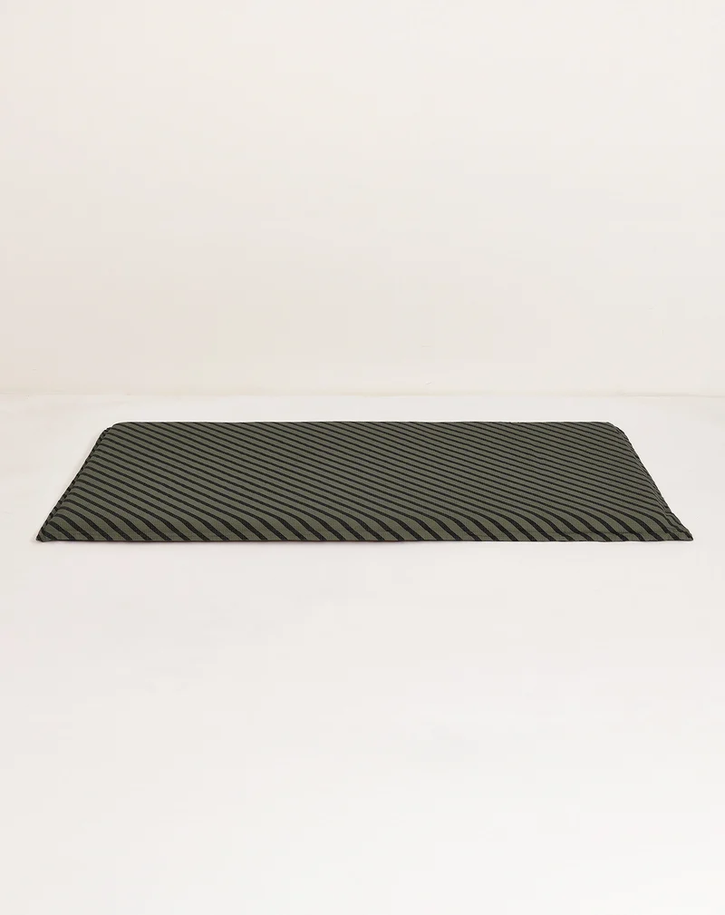 Floor mattress in washed coton waffle Landscape