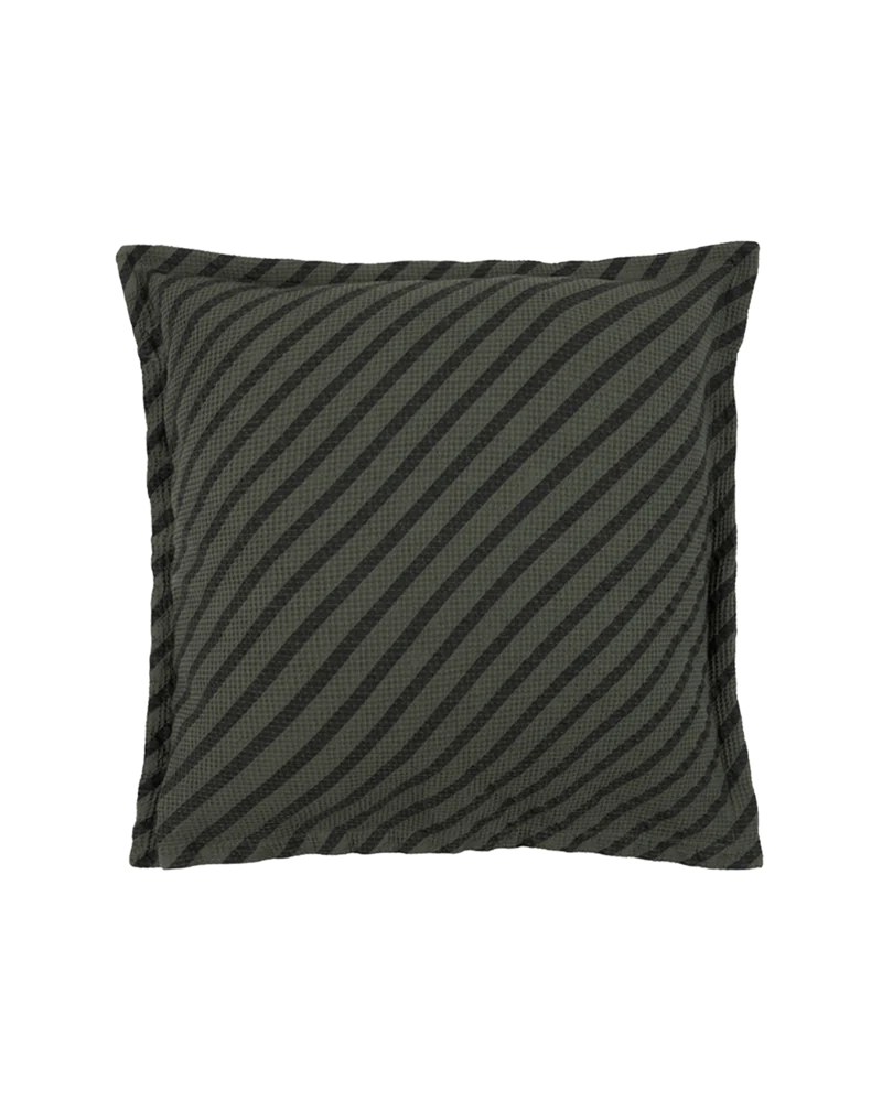 Cushion in washed coton waffle Landscape