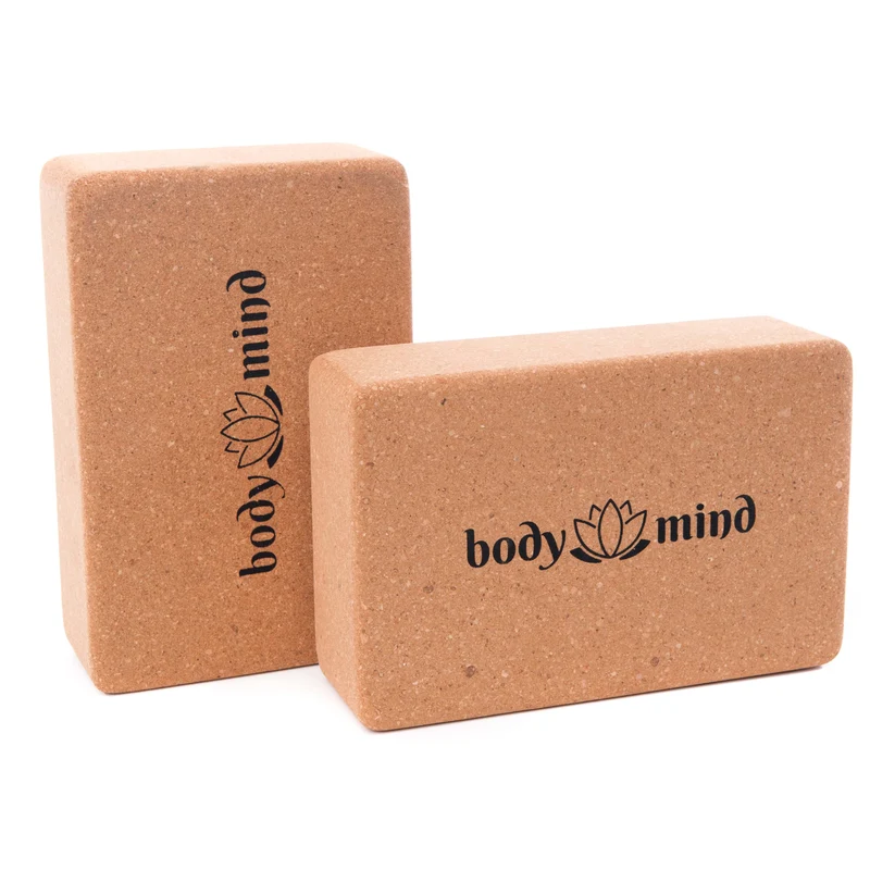 Yoga-Block aus Kork 2er-Set - Rutschfest & Stabil für Ihr Yoga