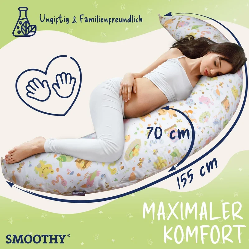 XXL Stillkissen & Schwangerschaftskissen für Seitenschläfer