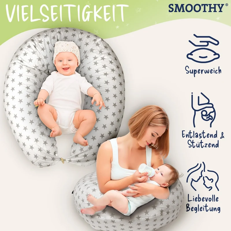 XXL Stillkissen & Schwangerschaftskissen für Seitenschläfer