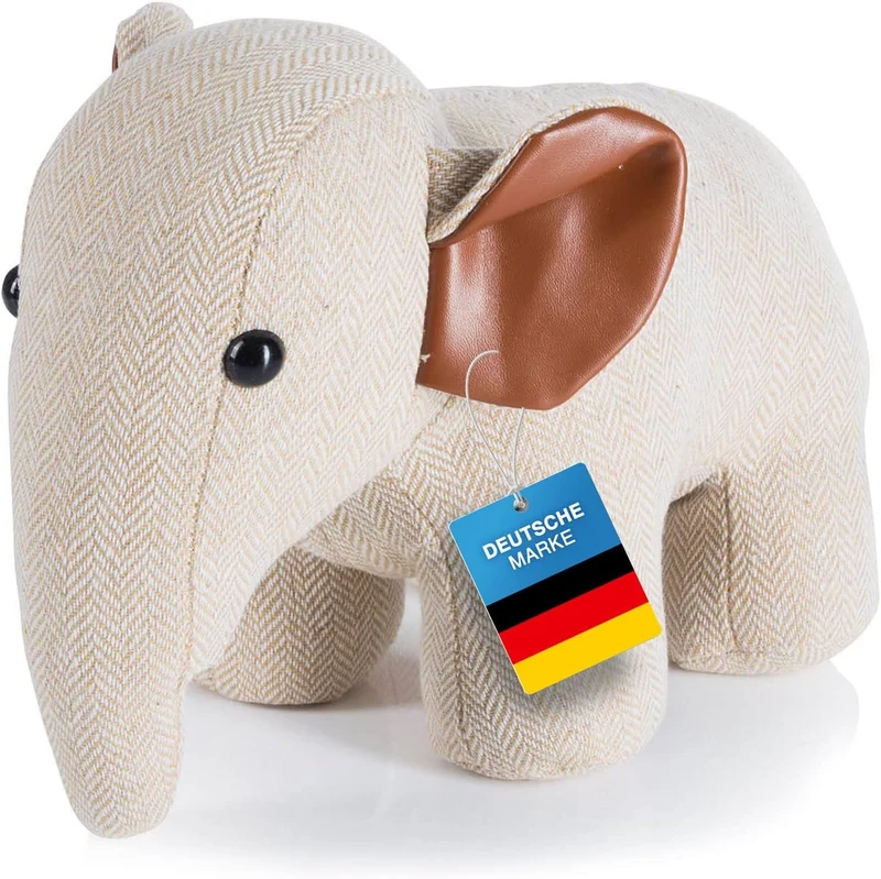 Türstopper Elefant - Handgefertigter Türpuffer 1,25 kg - Stabil