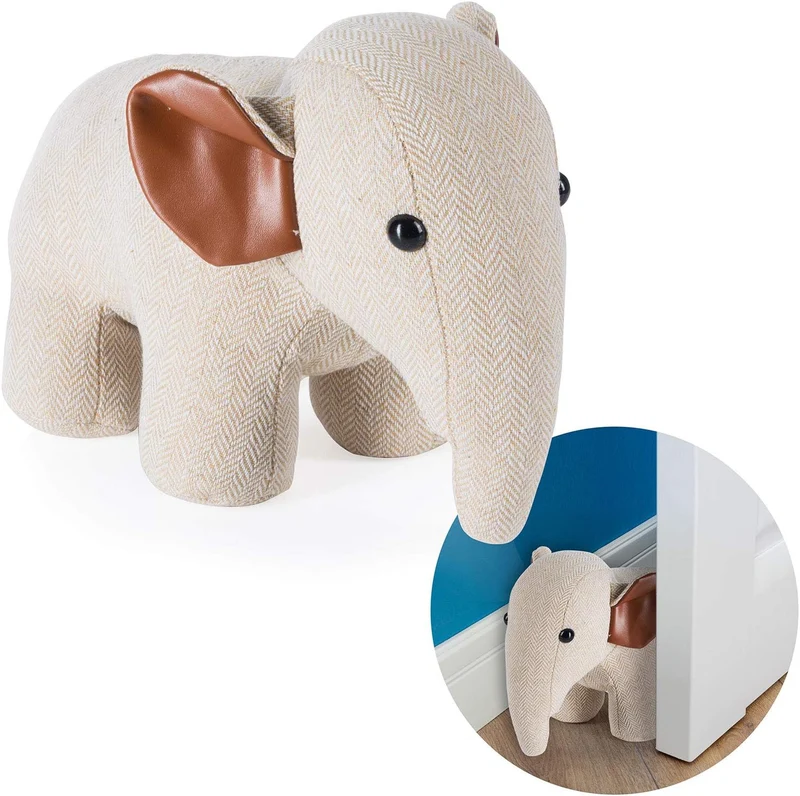Türstopper Elefant - Handgefertigter Türpuffer 1,25 kg - Stabil