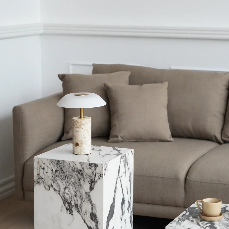Nero Travertin LED-Lampe