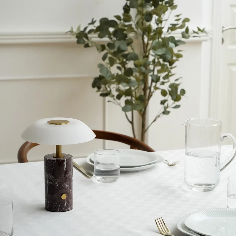 Nero Marmor LED-Lampe