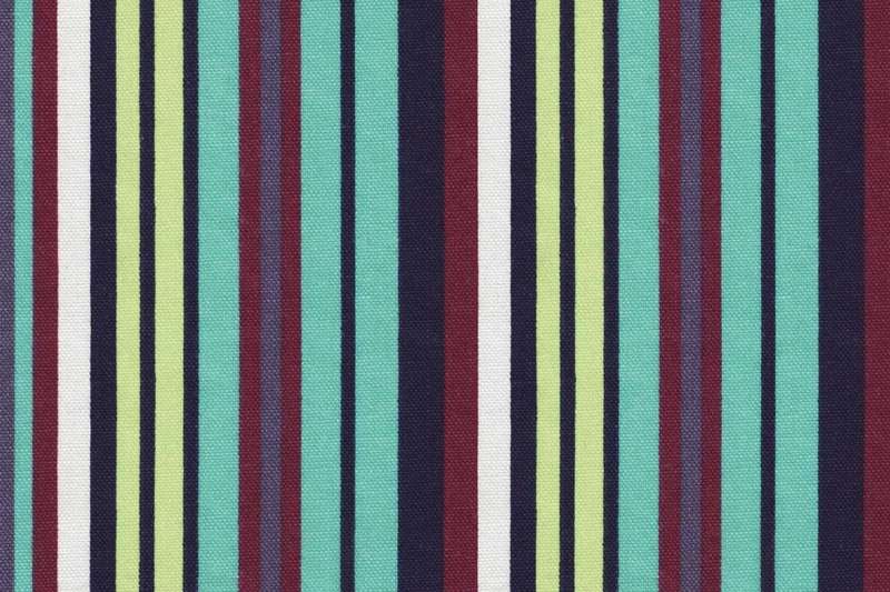 Lounge Daybed Überbezug mit blauen Streifen