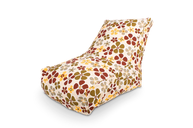 Lounge Chair Überbezug mit Blumenmuster