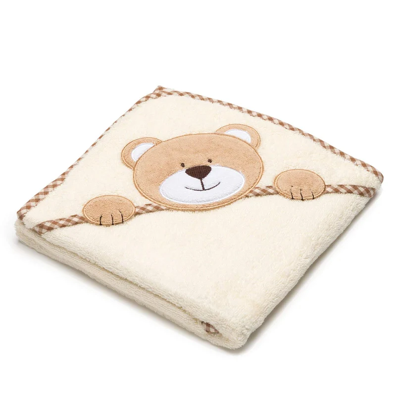 Baby Kapuzenhandtuch mit Hasenohren - Flauschig & Saugstark