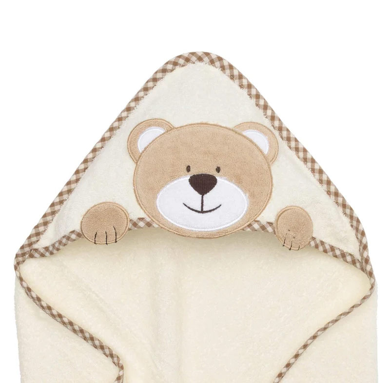 Baby Kapuzenhandtuch mit Hasenohren - Flauschig & Saugstark