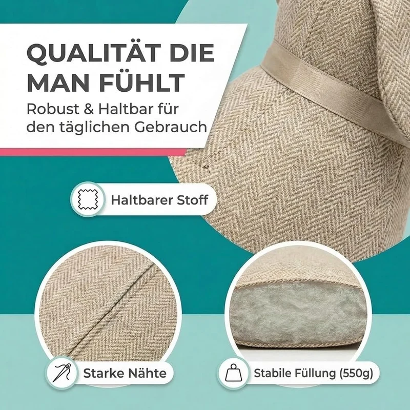 Dackel Zugluftstopper XXL – 93 cm langer, schwerer Türstopper