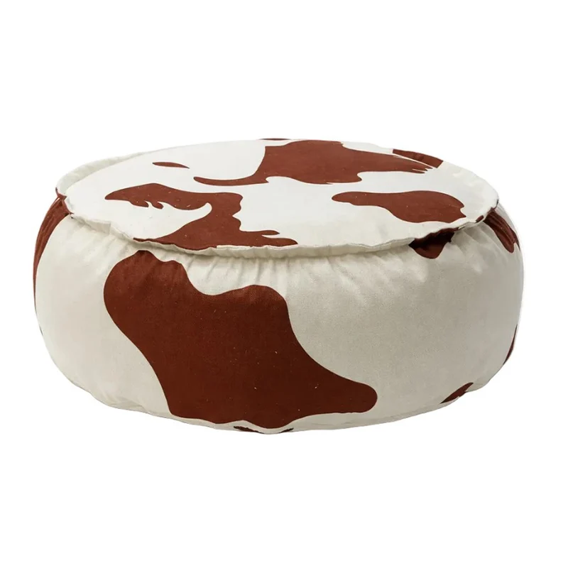 Sitzsack Kinder Pouf Kuhflecken, 65 cm Durchmesser
