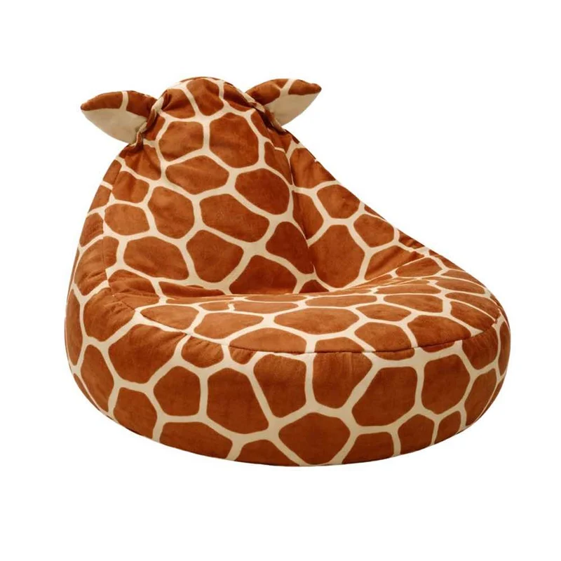 Sitzsack Kinder Sako Bag Giraffe, Teddy, 67 x 58 x 50 cm