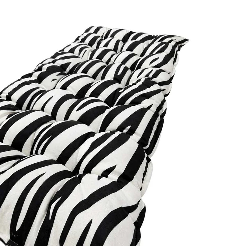 Gestepptes Bodenkissen Zebra, in 3 Größen wählbar