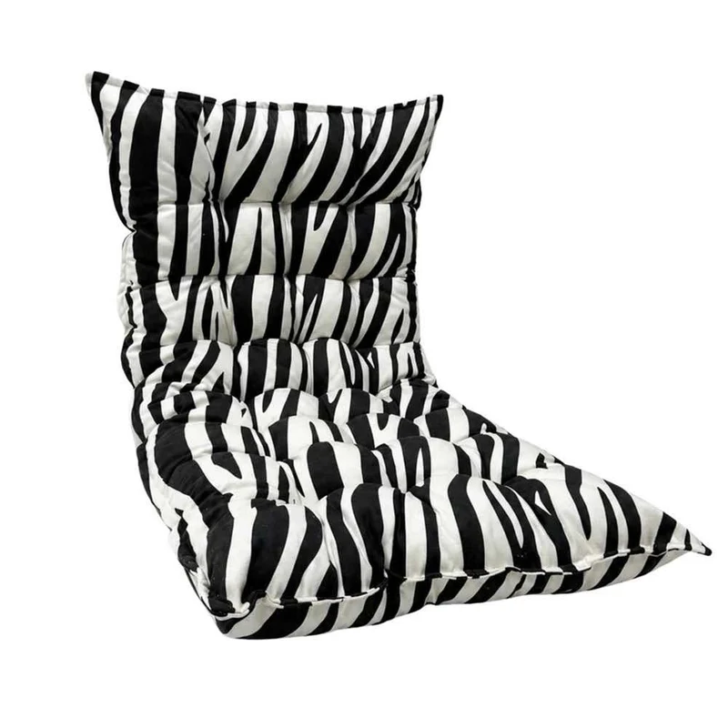 Gestepptes Bodenkissen Zebra, in 3 Größen wählbar