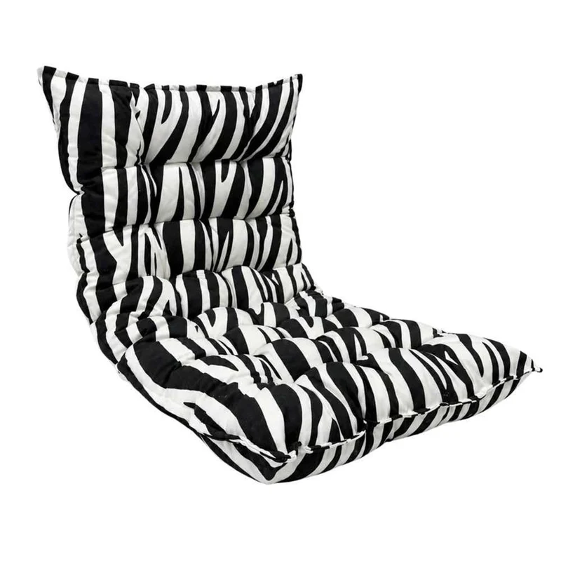 Gestepptes Bodenkissen Zebra, in 3 Größen wählbar