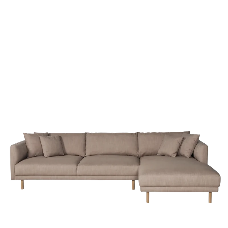 Capella II Chaiselong-Sofa, Eiche – rechts ausgerichtet