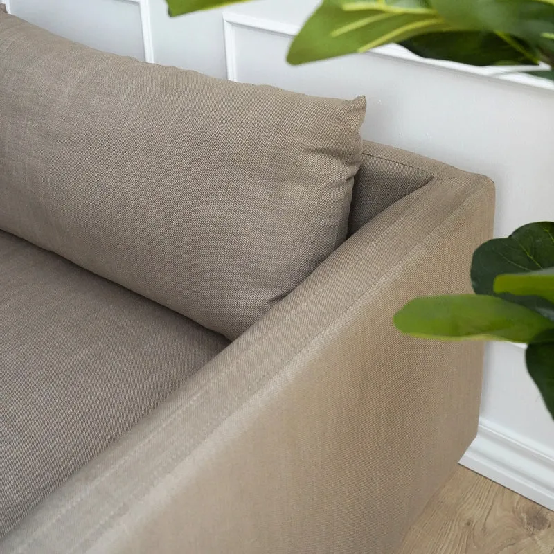 Capella II Chaiselong-Sofa, Eiche – rechts ausgerichtet