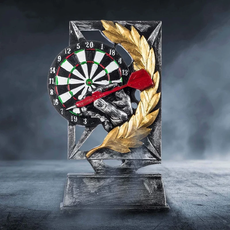 Dart Trophäe - Siegerpokal für Dart-Turniere & Vereinsmeister