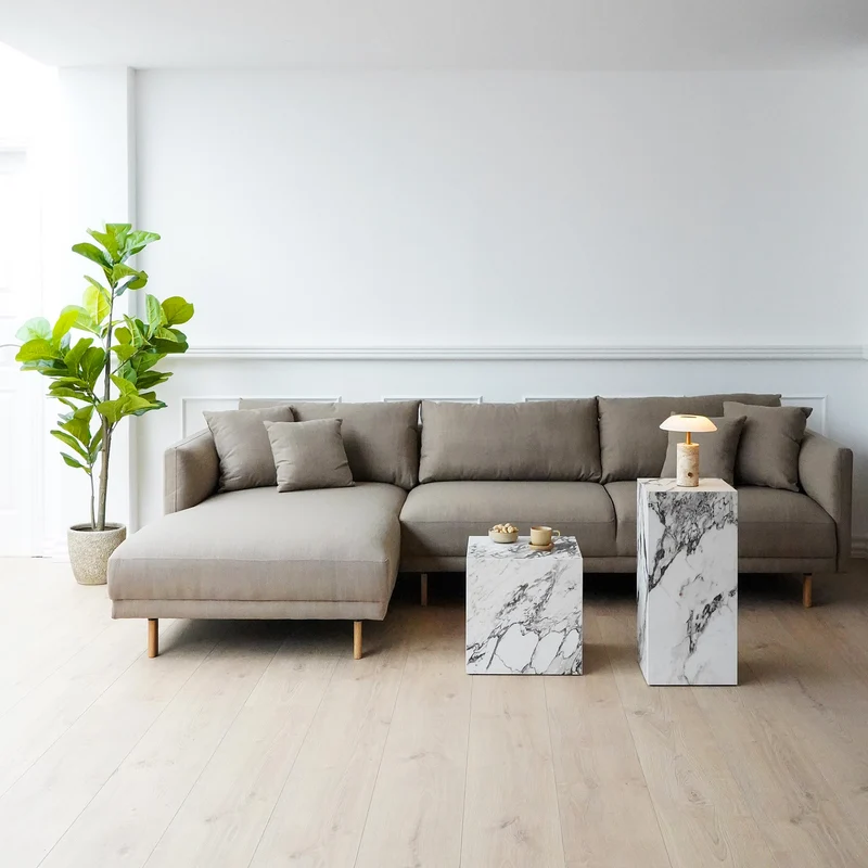 Capella II Chaiselongsofa, Eiche - linksseitig