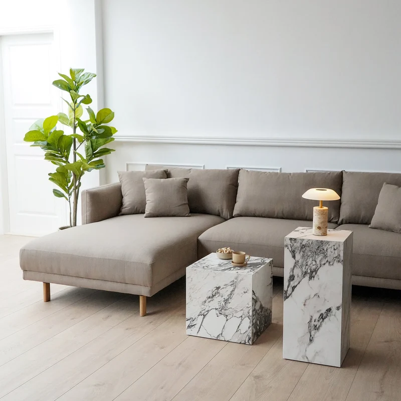 Capella II Chaiselongsofa, Eiche - linksseitig