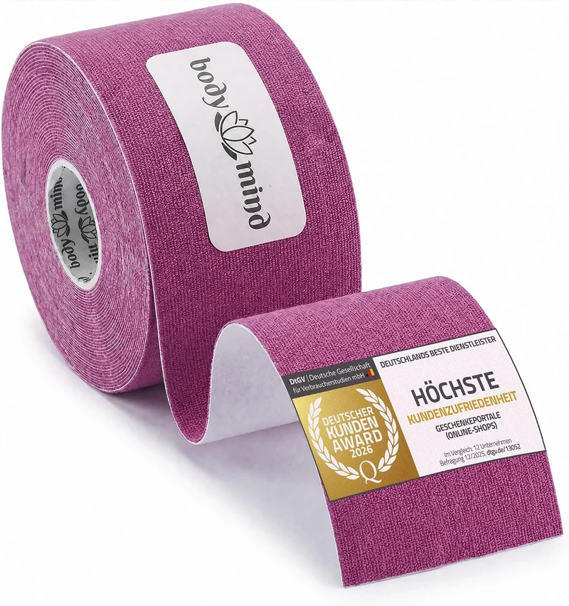 Kinesiologie Tape 10cm x 5m – Extra breites Sporttape Physio