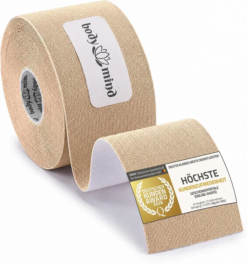 Kinesiologie-Tape 2,5cm - Elastisches Sporttape für Physiotherapie